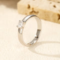 Aveline Round Moissanite Crown Ring